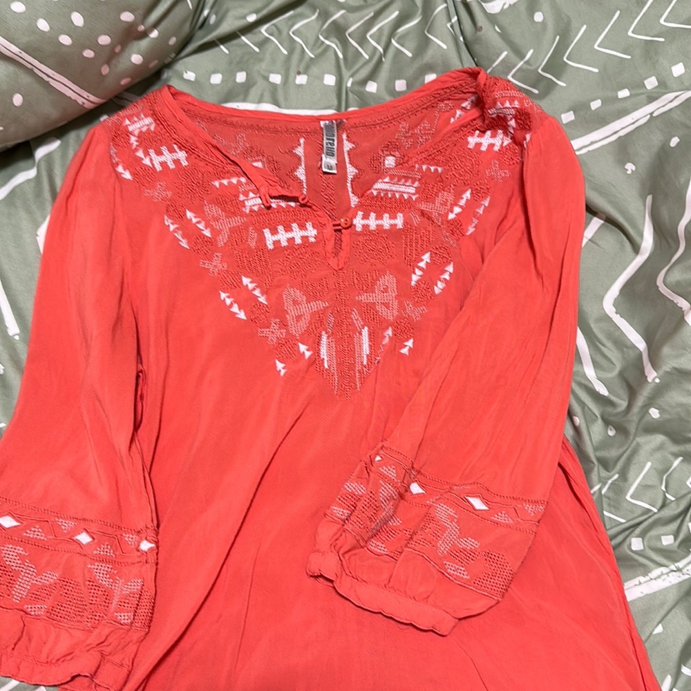 Orange Tunic Dress